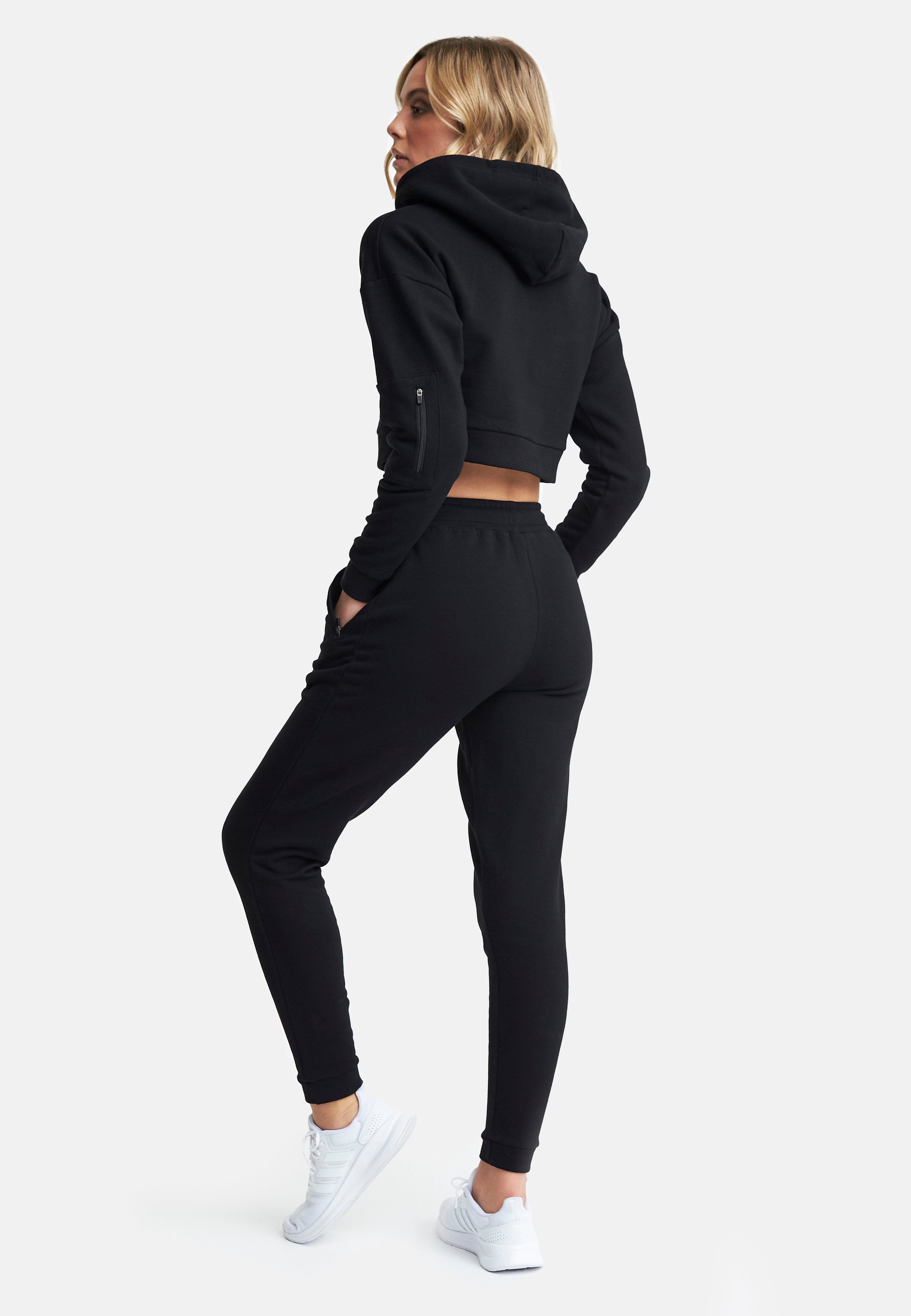 High Waisted Joggers Black