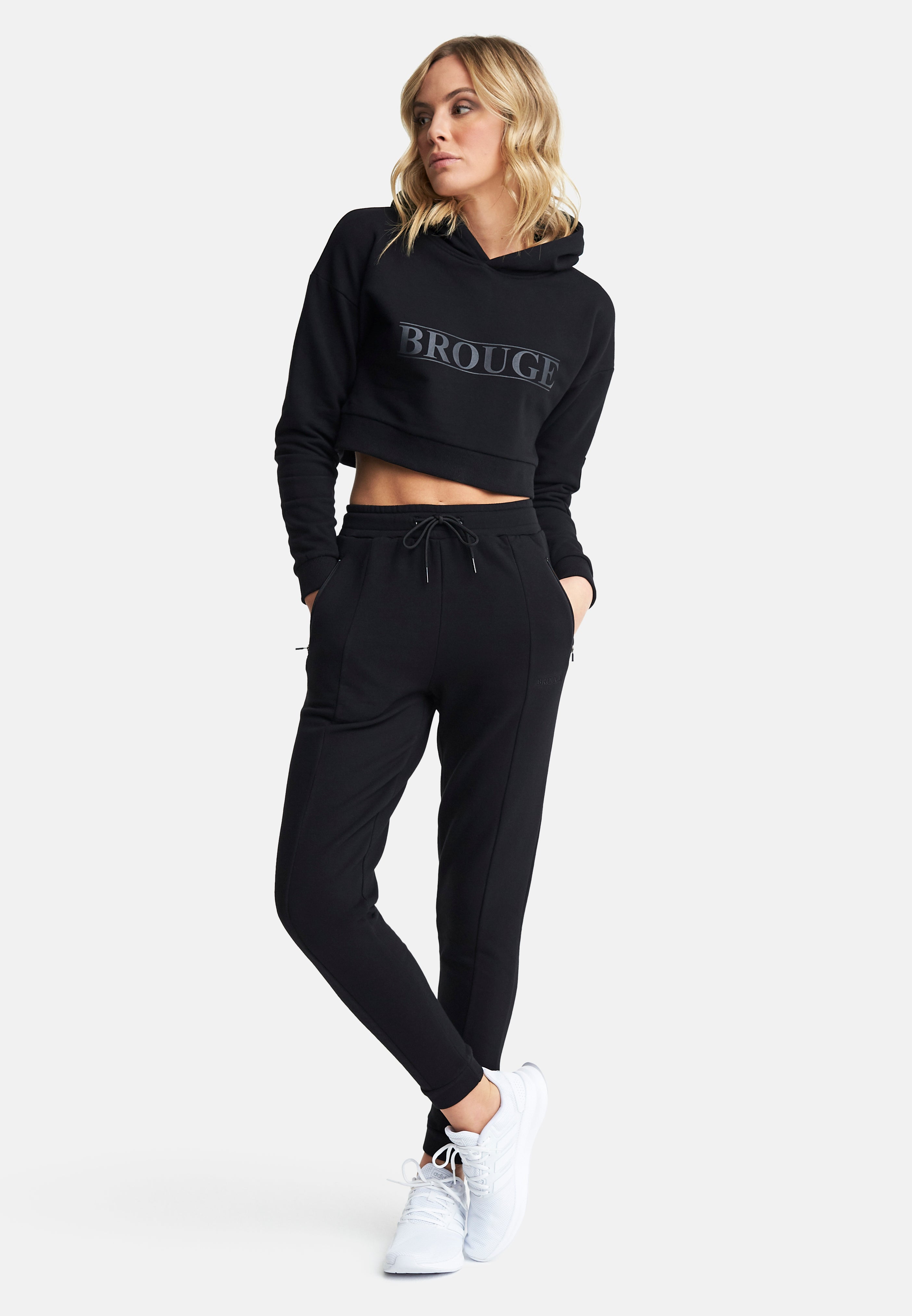 Cropped Hoodie Black