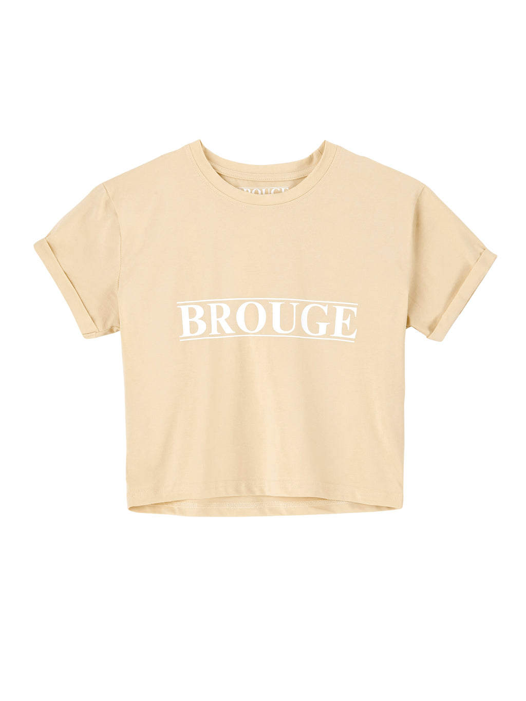 Cropped T-Shirt Cream