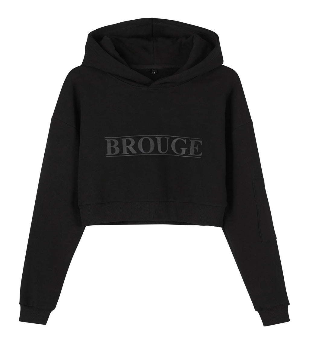 Cropped Hoodie Black