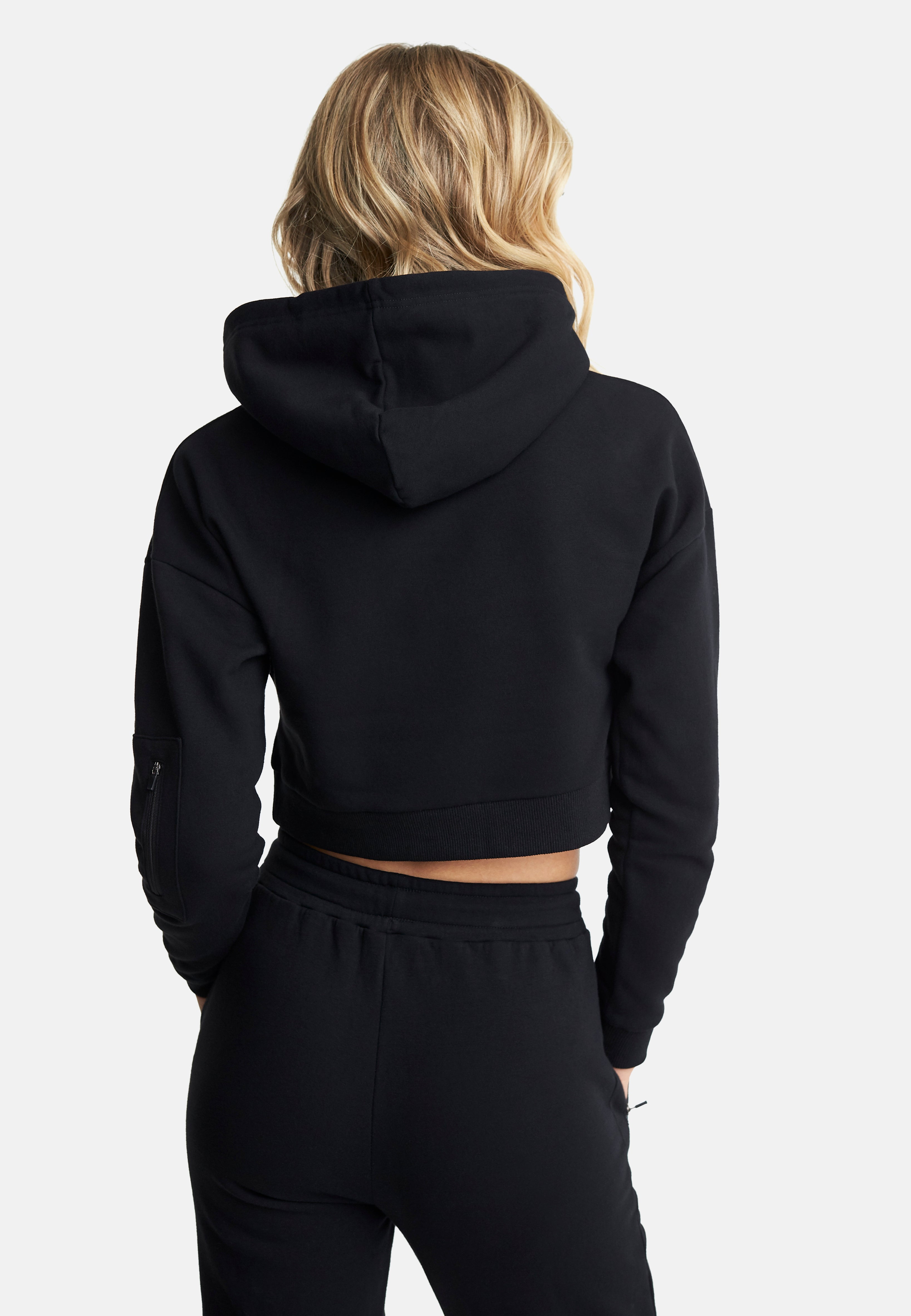 Cropped Hoodie Black