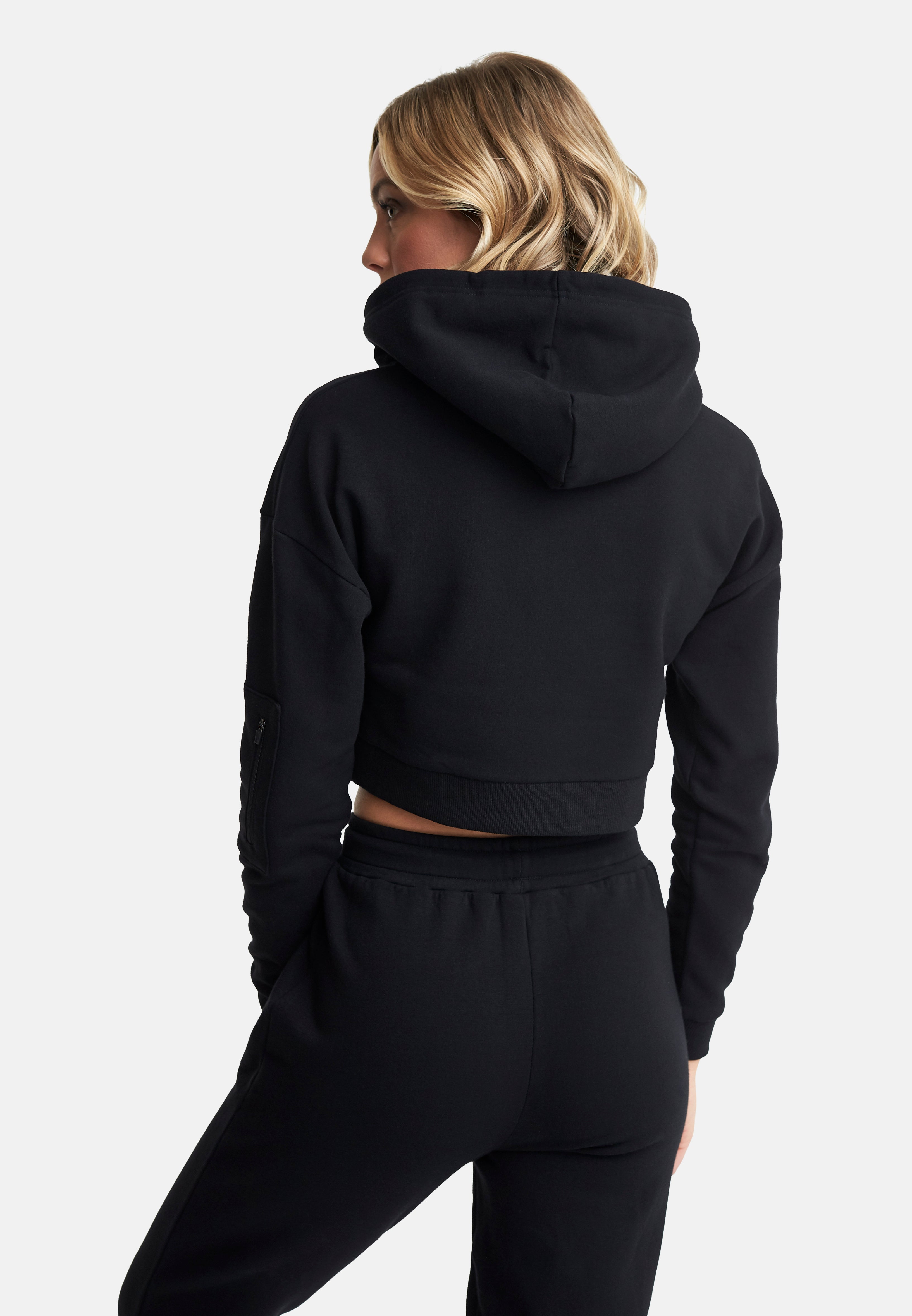 Cropped Hoodie Black