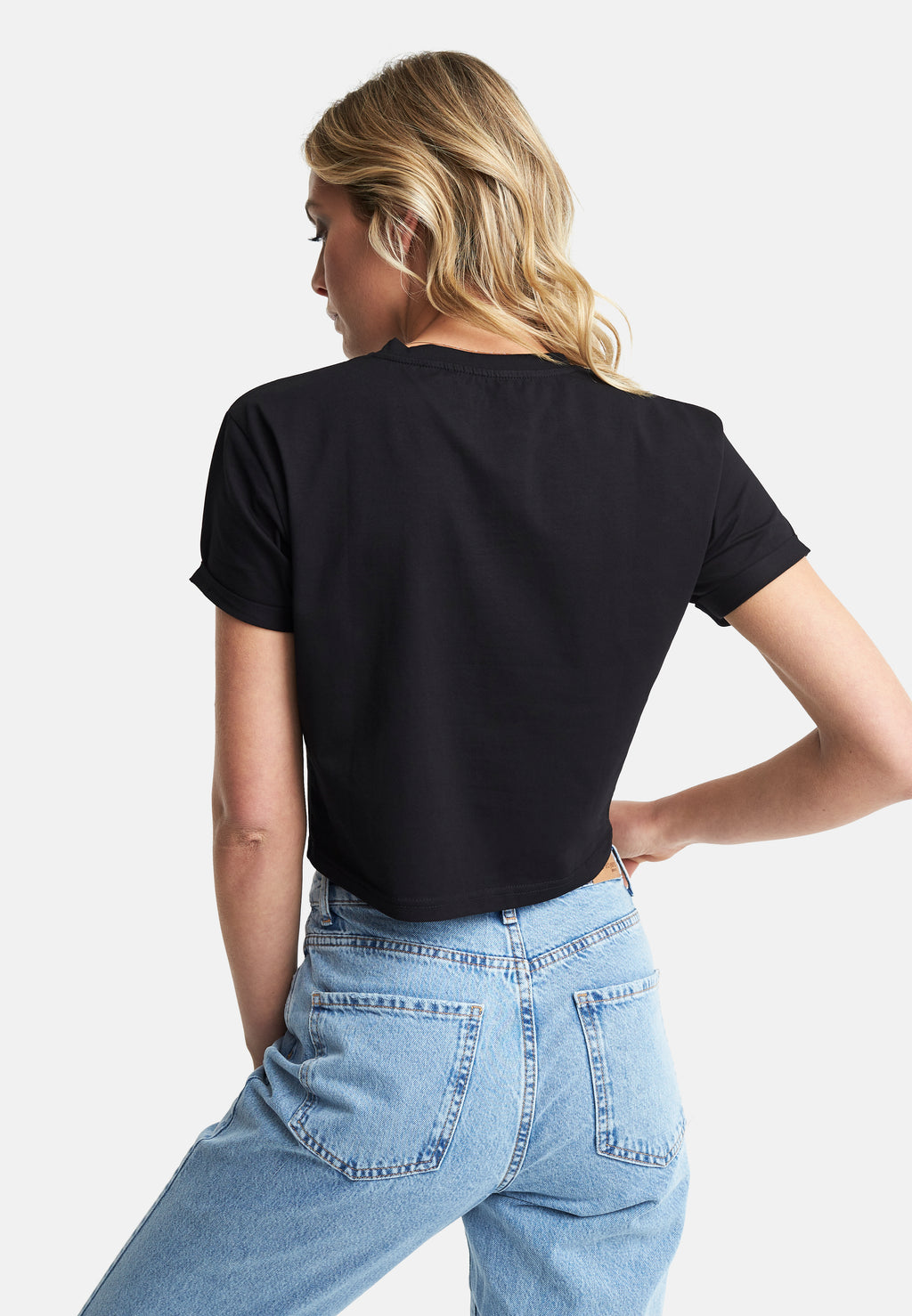 Cropped T-Shirt Black