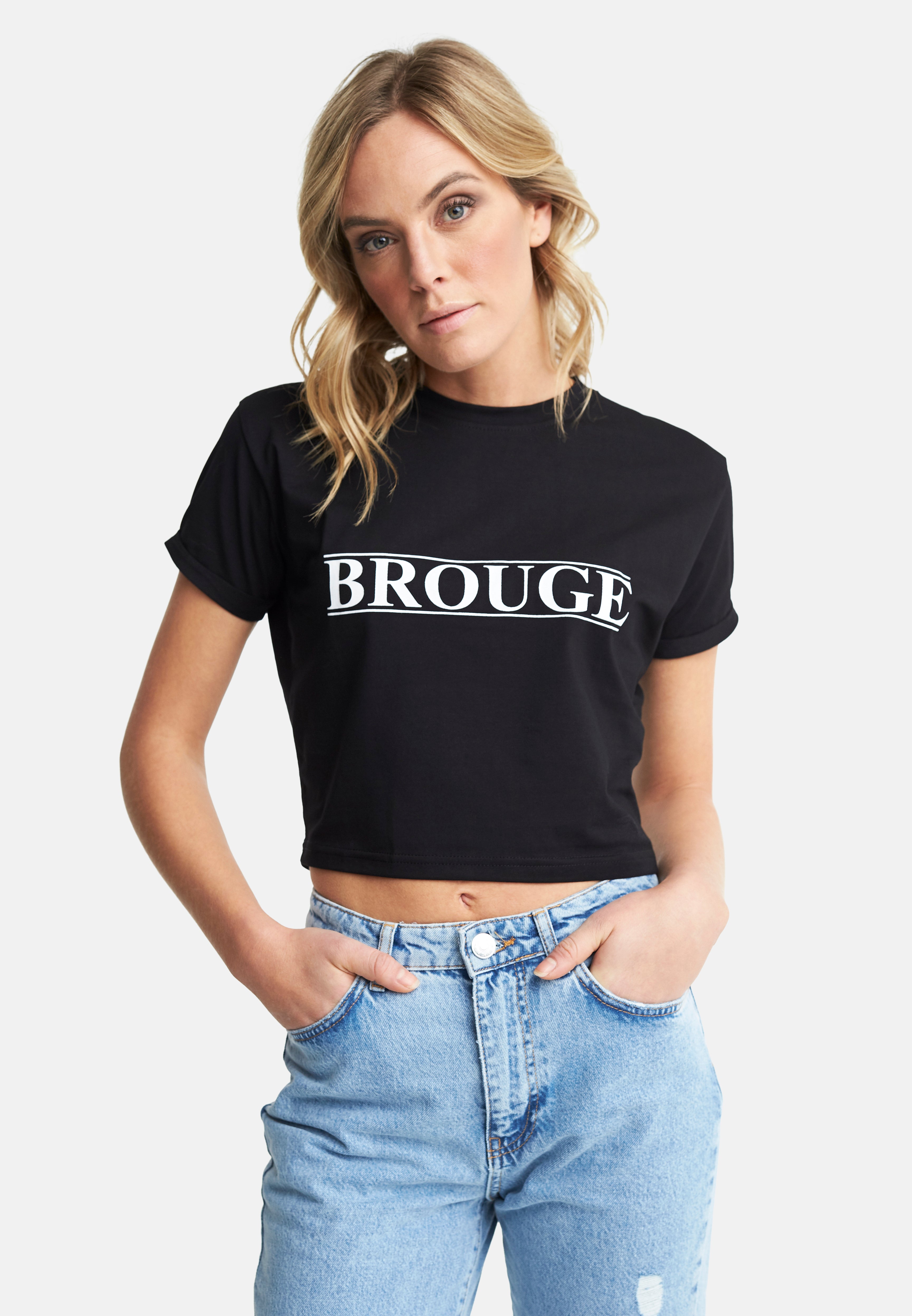 Cropped T-Shirt Black