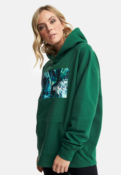 Oversized Hoodie Forest Green