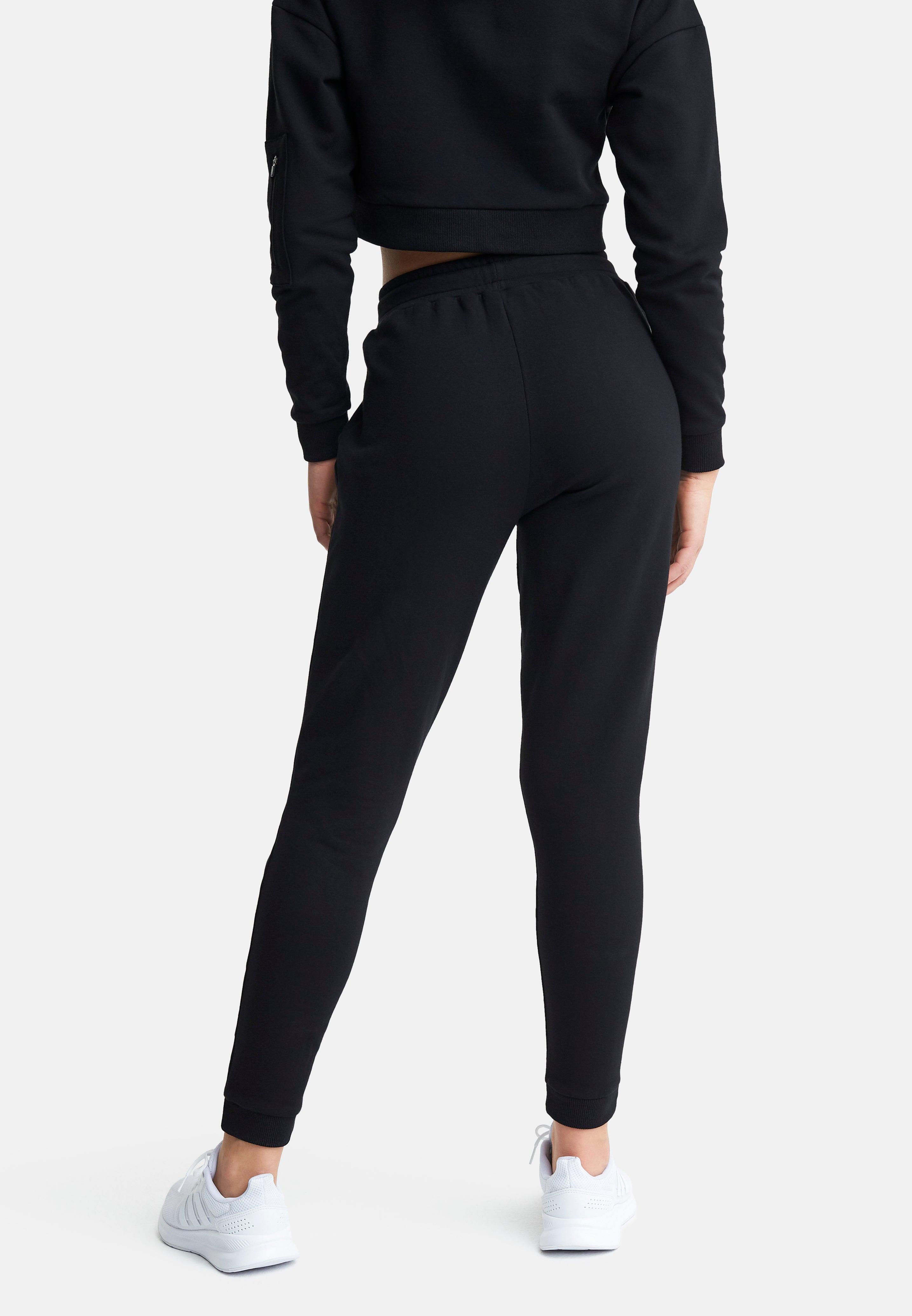 High Waisted Joggers Black