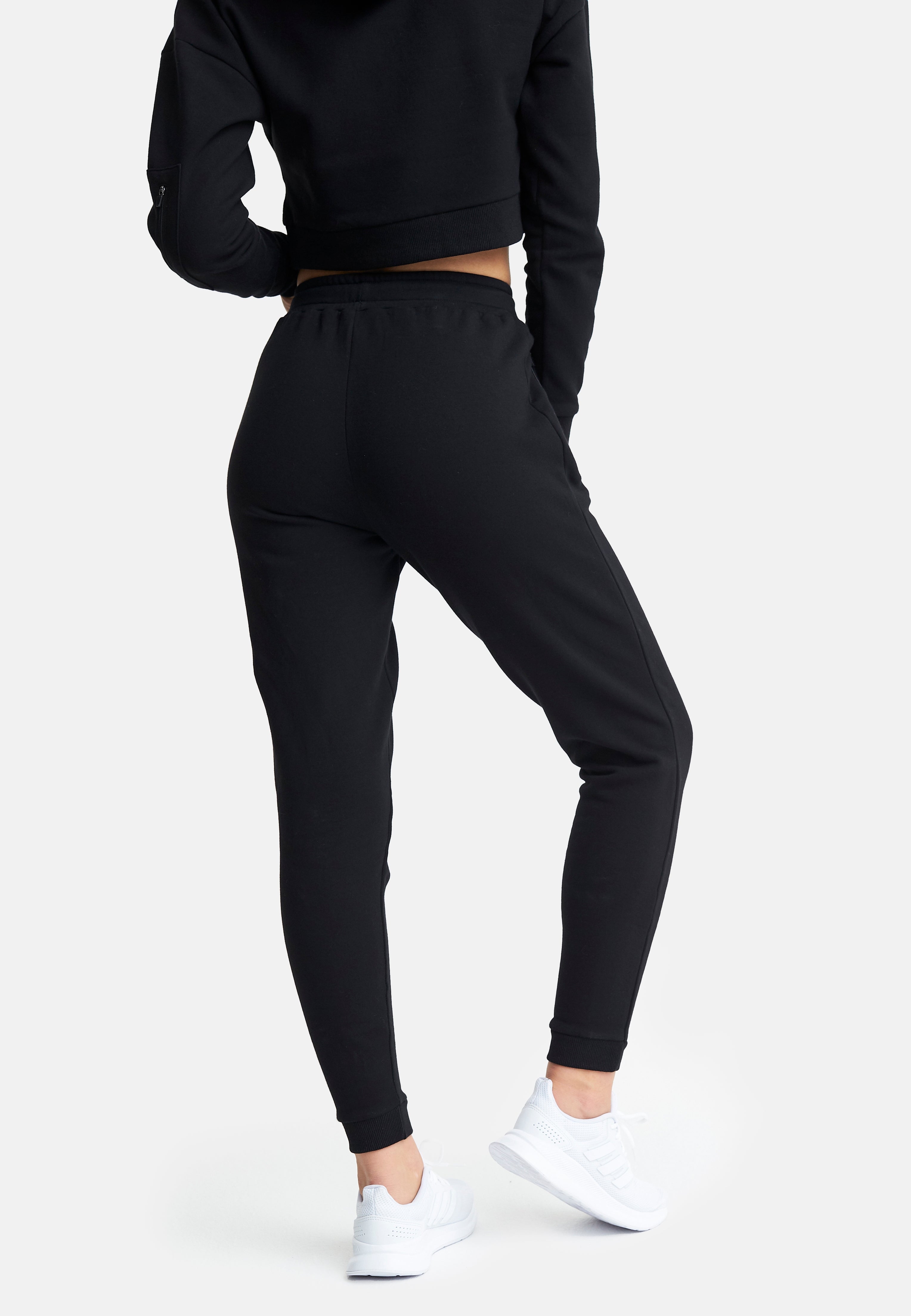 High Waisted Joggers Black