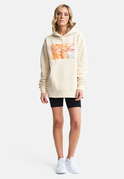 Oversized Hoodie Beach Beige