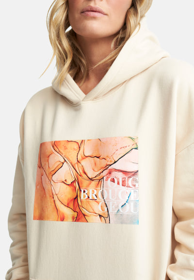 Oversized Hoodie Beach Beige