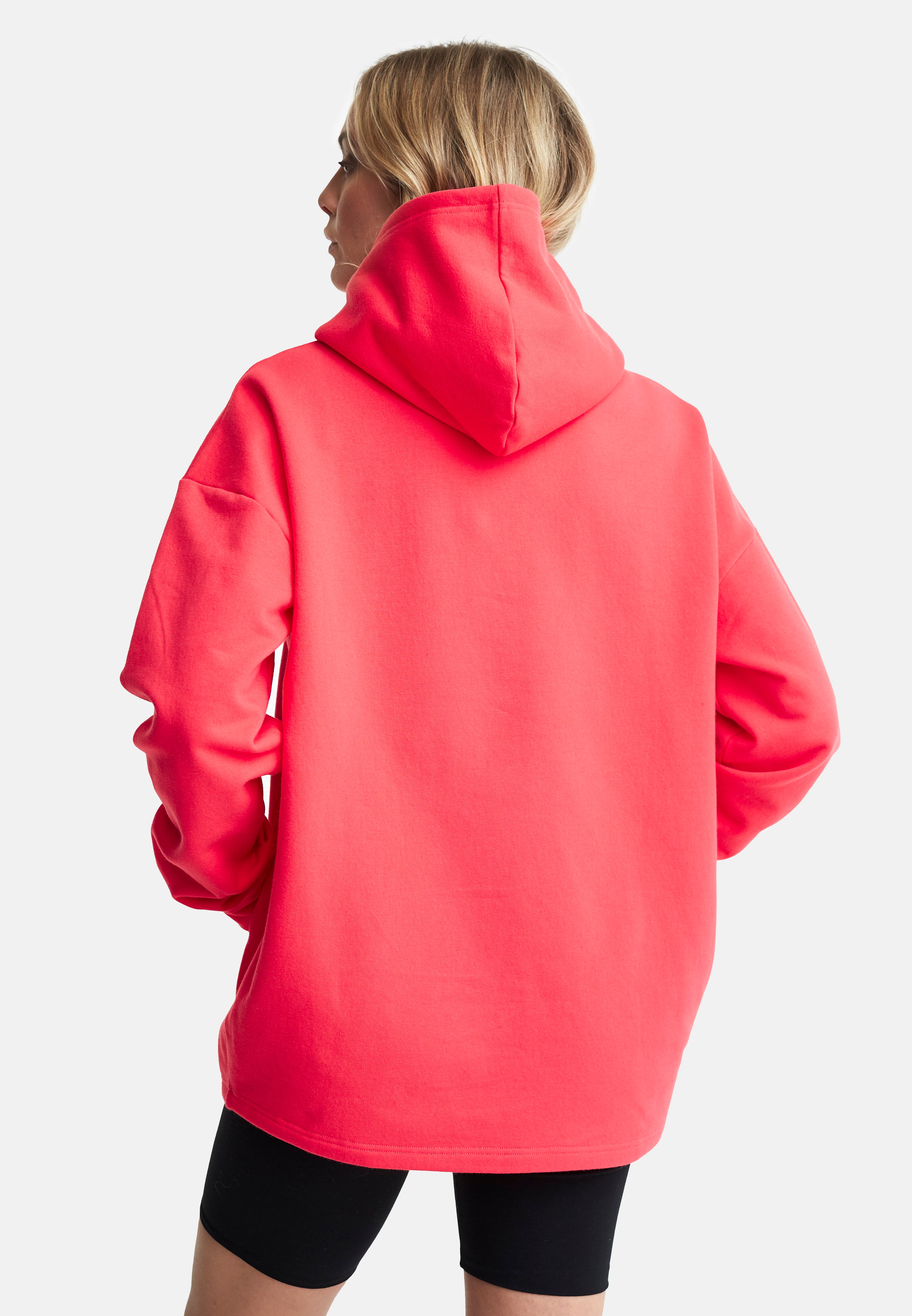 Oversized Hoodie Raspberry Red