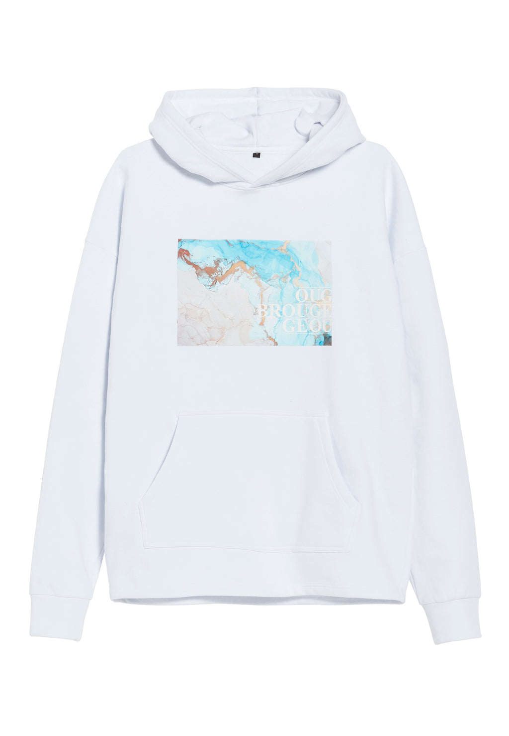 Oversized Hoodie Crystal White
