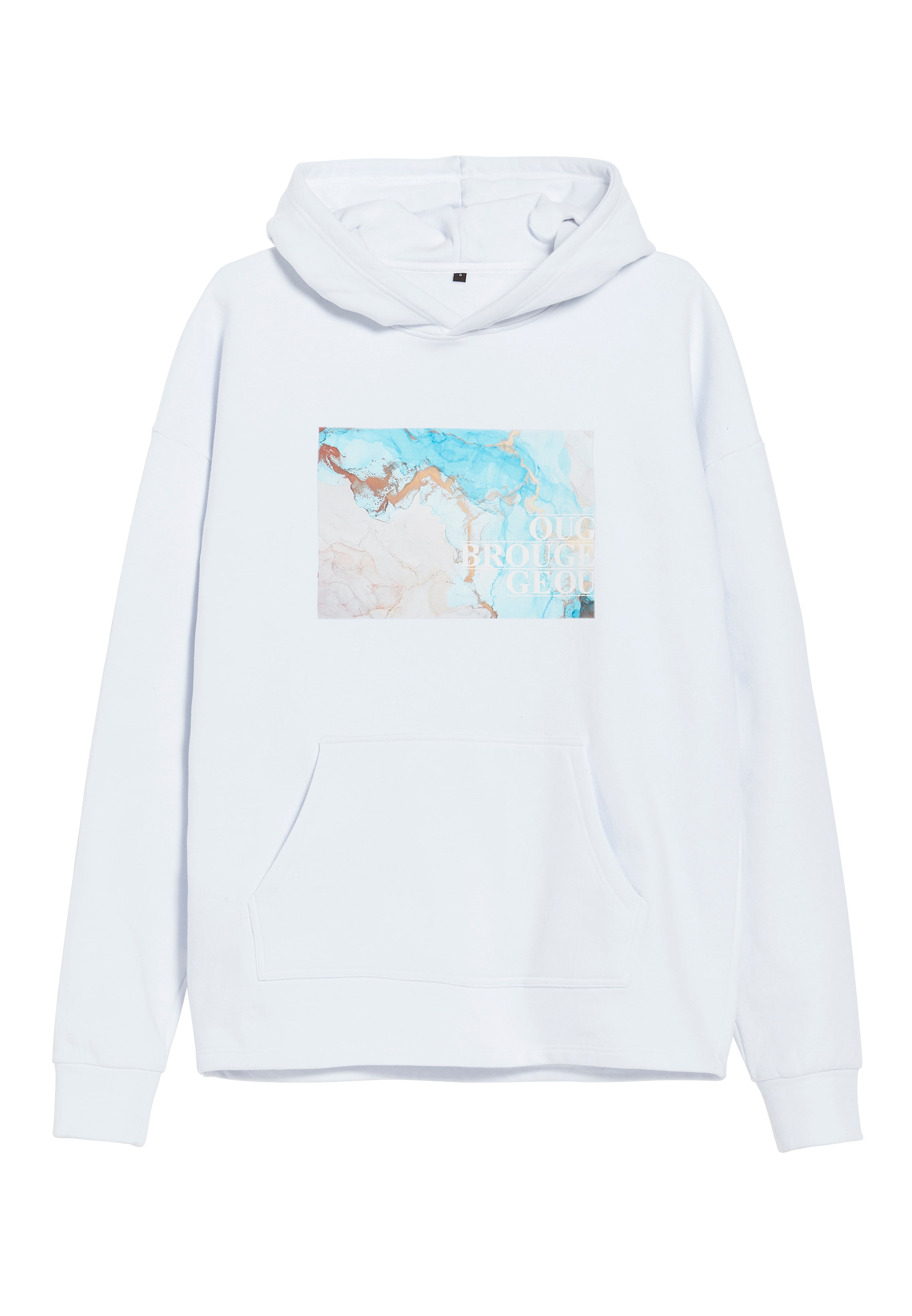 Oversized Hoodie Crystal White
