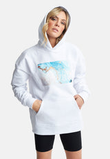 Oversized Hoodie Crystal White