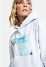 Oversized Hoodie Crystal White